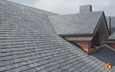 instalacion de tejado de tejas pizarra en vitoria