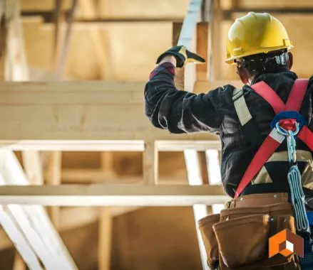 Construcción de estructura de madera en Oyón, Álava
