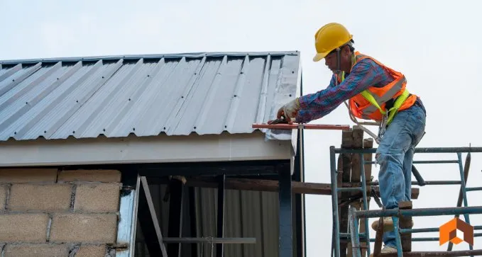 Reparacion de tejado de chapa en Zuya, Álava